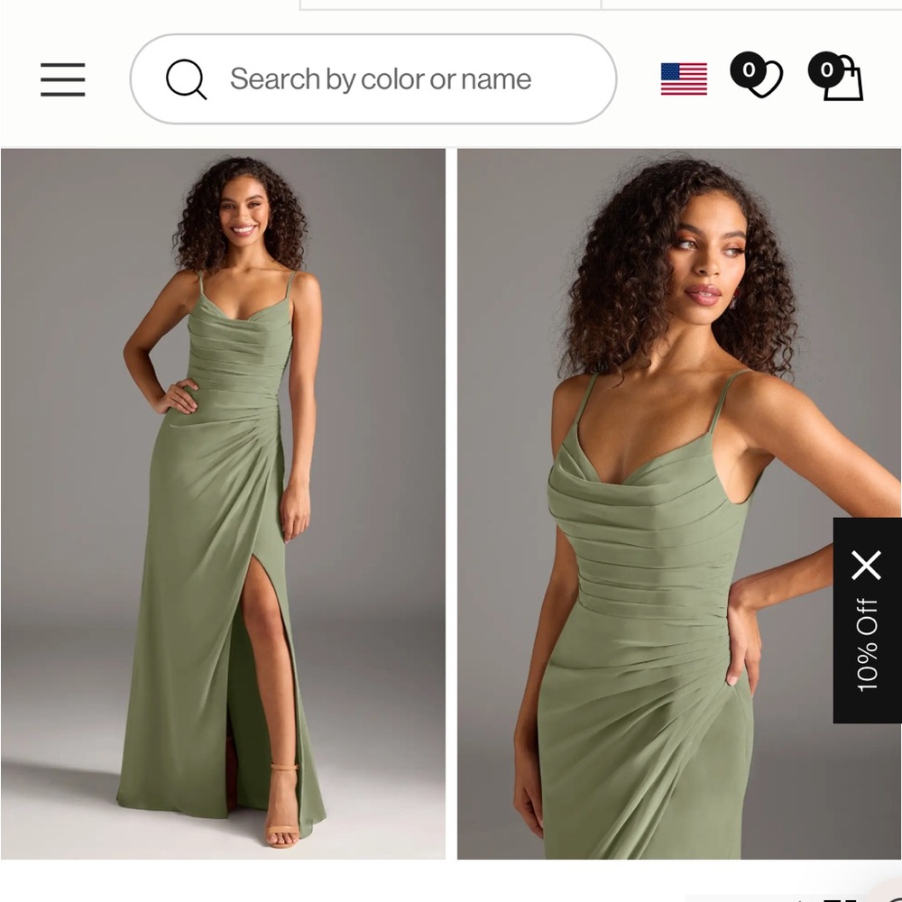 Elegant Green Evening Gown